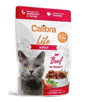Levně Calibra Cat Life kapsa Adult Beef in gravy 85 g
