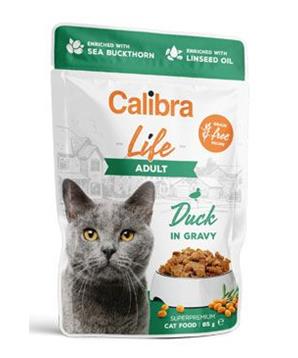Levně Calibra Cat Life kapsa Adult Duck in gravy 85 g