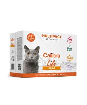 Levně Calibra Cat Life kapsa Adult Multipack 12x85g
