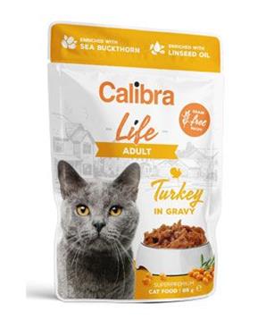 Levně Calibra Cat Life kapsa Adult Turkey in gravy 85 g