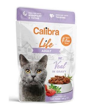 Levně Calibra Cat Life kapsa Adult Veal in gravy 85 g