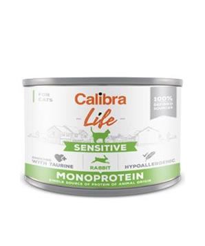 Levně Calibra Cat Life konz.Sensitive Rabbit 200 g