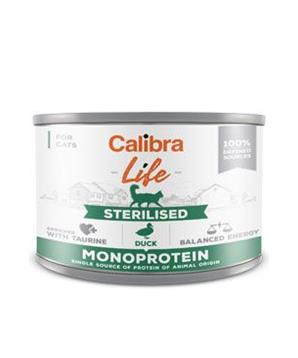 Levně Calibra Cat Life konz.Sterilised Duck 200 g