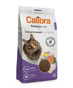 Levně Calibra Cat Premium Line Steril.&Hairball w. Salm 10kg