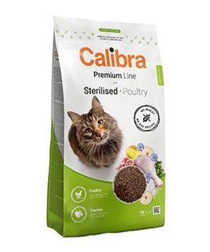 Levně Calibra Cat Premium Line Sterilised Poultry 10kg