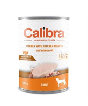 Calibra Dog konz.Adult krůta a kuřecí srdíčka
