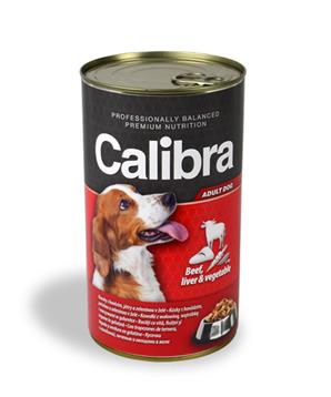 Calibra Dog konz. hovězí+játra+zelenina v želé