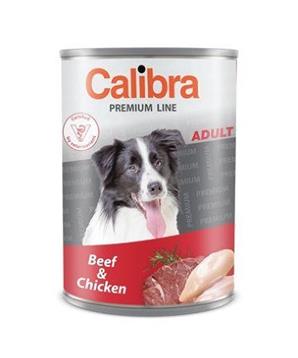 Calibra Dog konz.Premium Adult hovězí+kuře