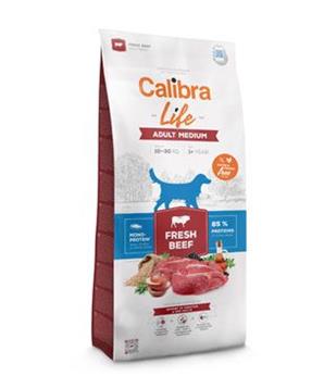 Levně Calibra Dog Life Adult Medium Fresh Beef 12kg
