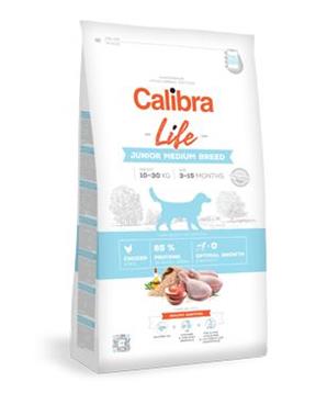 Levně Calibra Dog Life Junior Medium Breed Chicken 12 kg