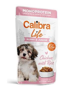 Levně Calibra Dog Life kapsa Puppy&Junior Chicken 150g