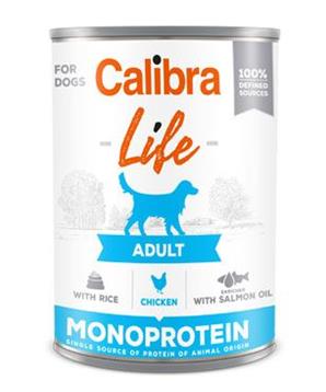 Levně Calibra Dog Life konz.Adult Chicken with rice 400 g