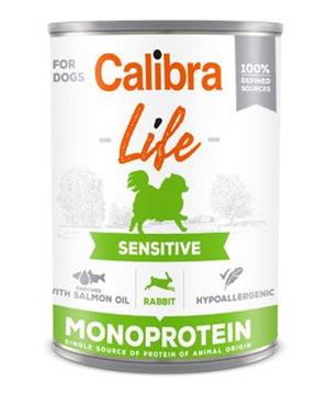 Levně Calibra Dog Life konz.Sensitive Rabbit 12x400g