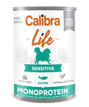 Levně Calibra Dog Life konz.Sensitive Salmon with rice 12x400g