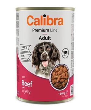 Levně Calibra Dog Premium konz. with Beef 1240 g