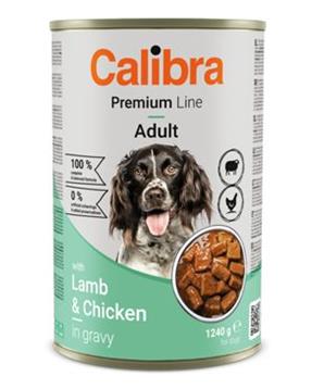 Levně Calibra Dog Premium konz. with Lamb&Chicken 1240 g