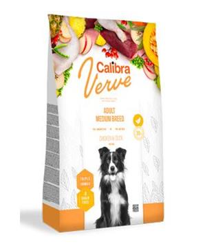 Levně Calibra Dog Verve GF Adult Medium Chicken&Duck 12 kg