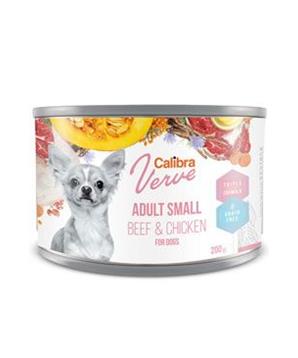Levně Calibra Dog Verve konz.GF Adult Small Beef&Chick 200g