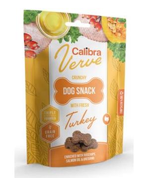 Levně Calibra Dog Verve Crunchy Snack Fresh Turkey 150 g