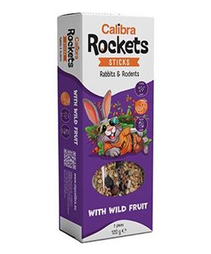 Levně Calibra Rockets Sticks Rabbits&Rodents Wild fruit 120g
