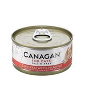 Levně Canagan Cat konz. - Kuře a Krevety 85 g