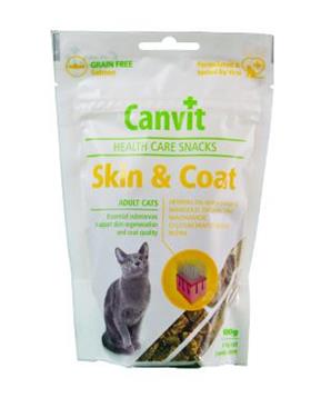 Levně Canvit Snacks CAT Skin & Coat 100 g