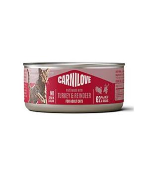 Levně Carnilove Cat Can Paté Turkey & Reindeer 100g