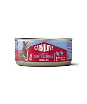 Levně Carnilove Cat Can Paté Turkey & Salmon 100g