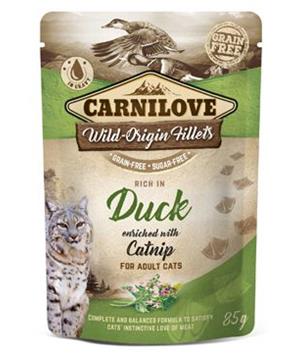 Carnilove Cat Pouch Duck Enriched & Catnip