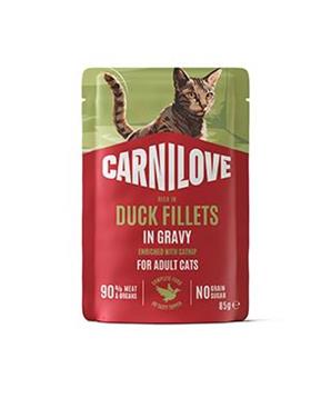 Levně Carnilove Cat Pouch Gravy Duck+Catnip 85g