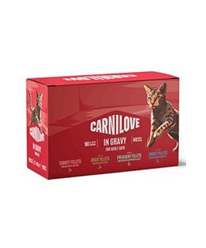 Levně Carnilove Cat Pouch Gravy Multipack 12x85g