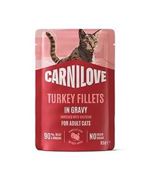 Levně Carnilove Cat Pouch Gravy Turkey+Valerian 85g