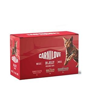 Levně Carnilove Cat Pouch Jelly Multipack 12x85g