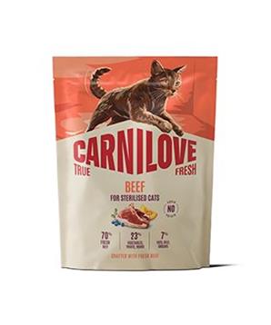Levně Carnilove Cat True Fresh Dry Beef Steril. Ad.AB 2kg