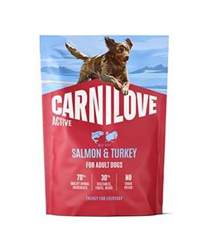 Levně Carnilove Dog Active Dry Salmon&Turkey Adult AB 1,5kg