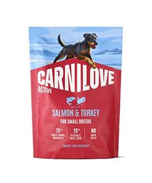 Levně Carnilove Dog Active Dry Salmon&Turkey Adult SB 1,5kg