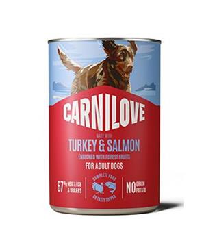 Levně Carnilove Dog Can paté Turkey&Salmon 400g