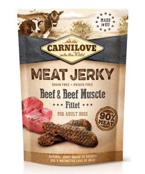 Levně Carnilove Dog Jerky Beef with Beef Muscle Fillet 100 g