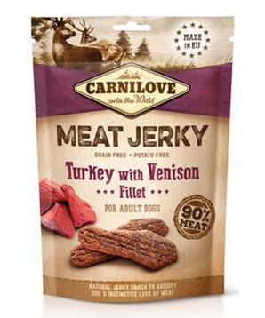 Levně Carnilove Dog Jerky Venison&Turkey Fillet 100 g
