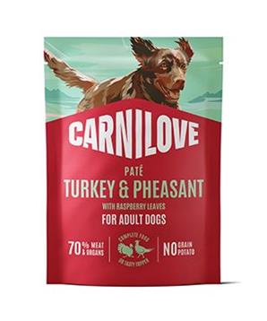 Levně Carnilove Dog Pouch Paté Turkey&Pheas.+Rasp. 300g