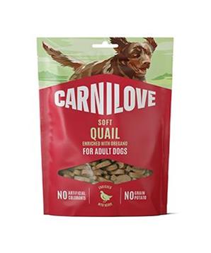 Levně Carnilove Dog Soft Snack Quail+Oregano 200g