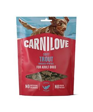 Levně Carnilove Dog Soft Snack Trout+Dill 200g