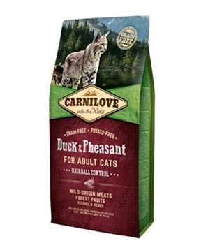 Carnilove Duck & Pheasant for Adult Cats – Hairball Control