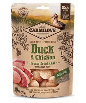 Carnilove Raw Freeze-Dried Snacks Duck&Chicken