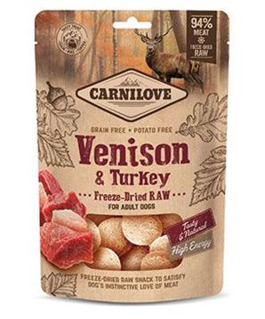 Carnilove Raw Freeze-Dried Snacks Venison&Turkey