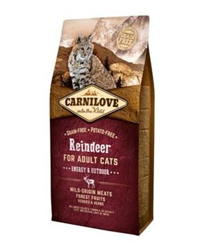 Levně Carnilove Reindeer for Adult Cats - Energy & Outdoor 400 g