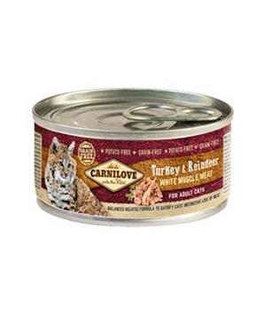 Carnilove White konz Mus Meat Turkey&Reindeer Cats