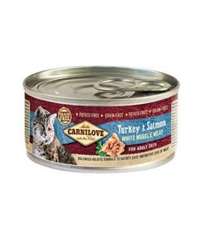 Carnilove White konz Mus Meat Turkey&Salmon Cats