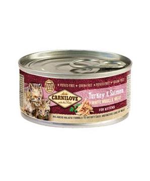 Levně Carnilove White konz Mus Meat Turkey&Salmon Kitten 100 g - exp.2/24 - 4 ks skladem