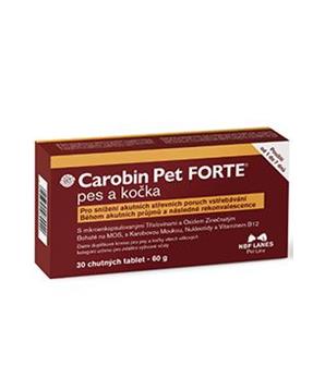 Levně Carobin Pet Forte pro psy a kočky 30 tbl.